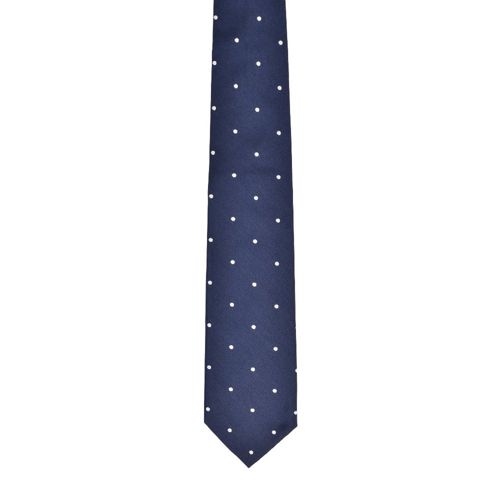 LORO PIANA MEN'S WOVEN 100% SILK POLKA DOT TIE